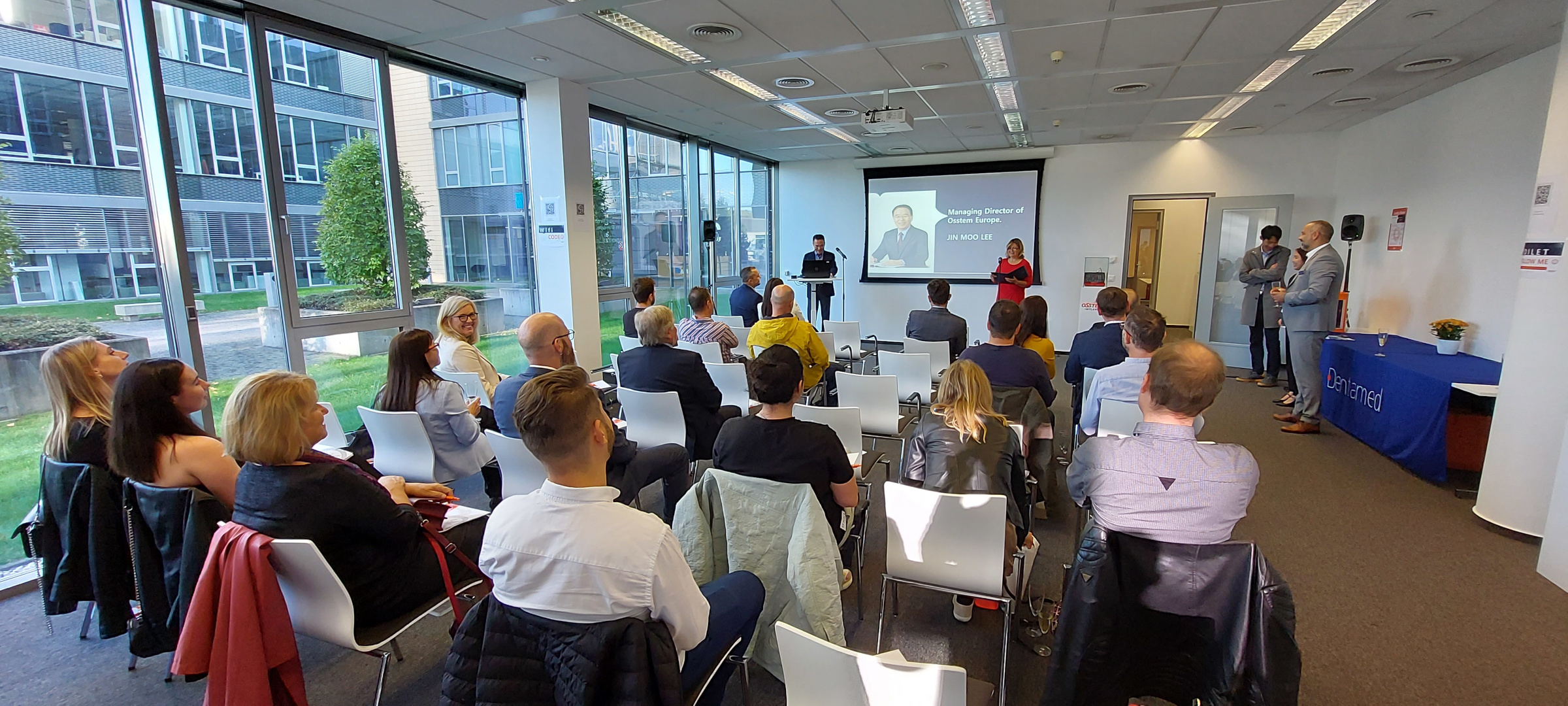 Local clients from the Czech Republic take part in a seminar held at the AIC at Osstem Implant's European headquarters in Prague (All images: Osstem Implant)