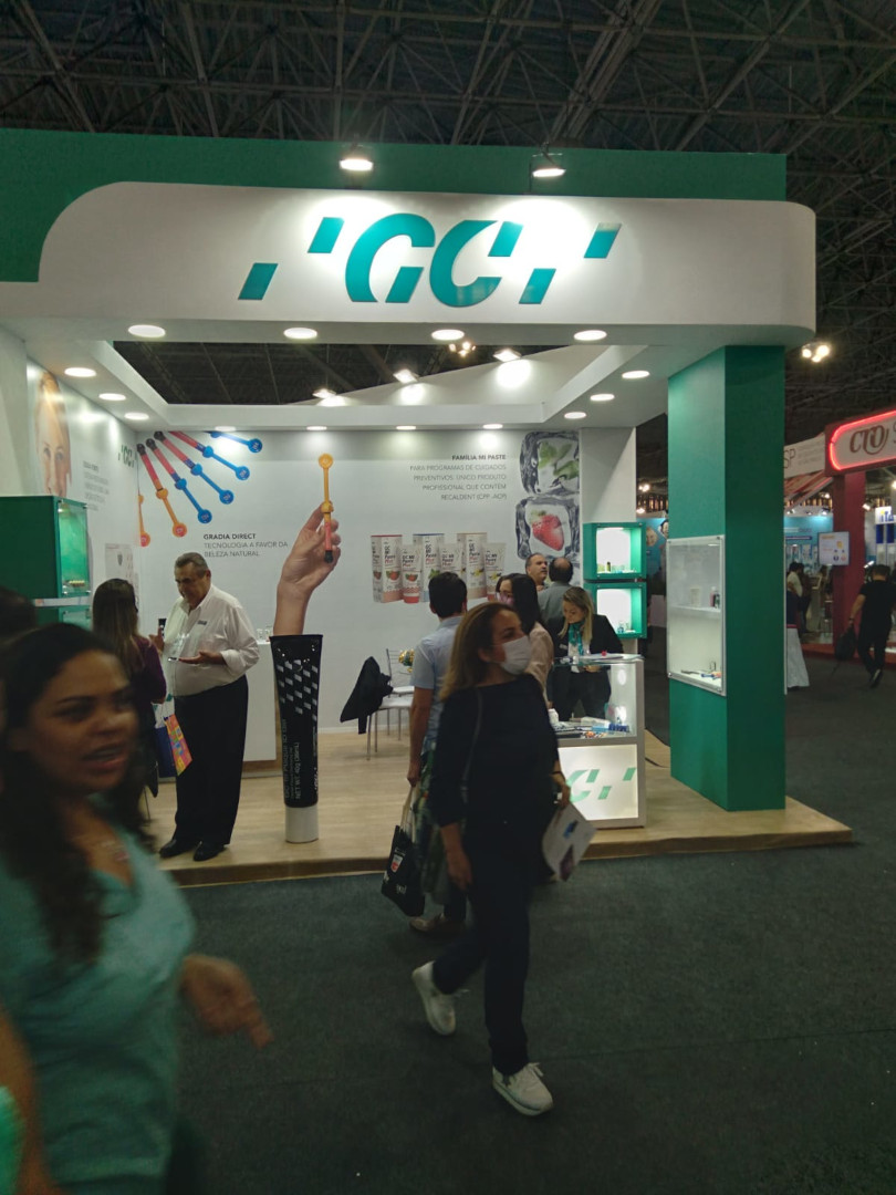The GC booth drew large crowds at the 39th CIOSP in São Paulo.